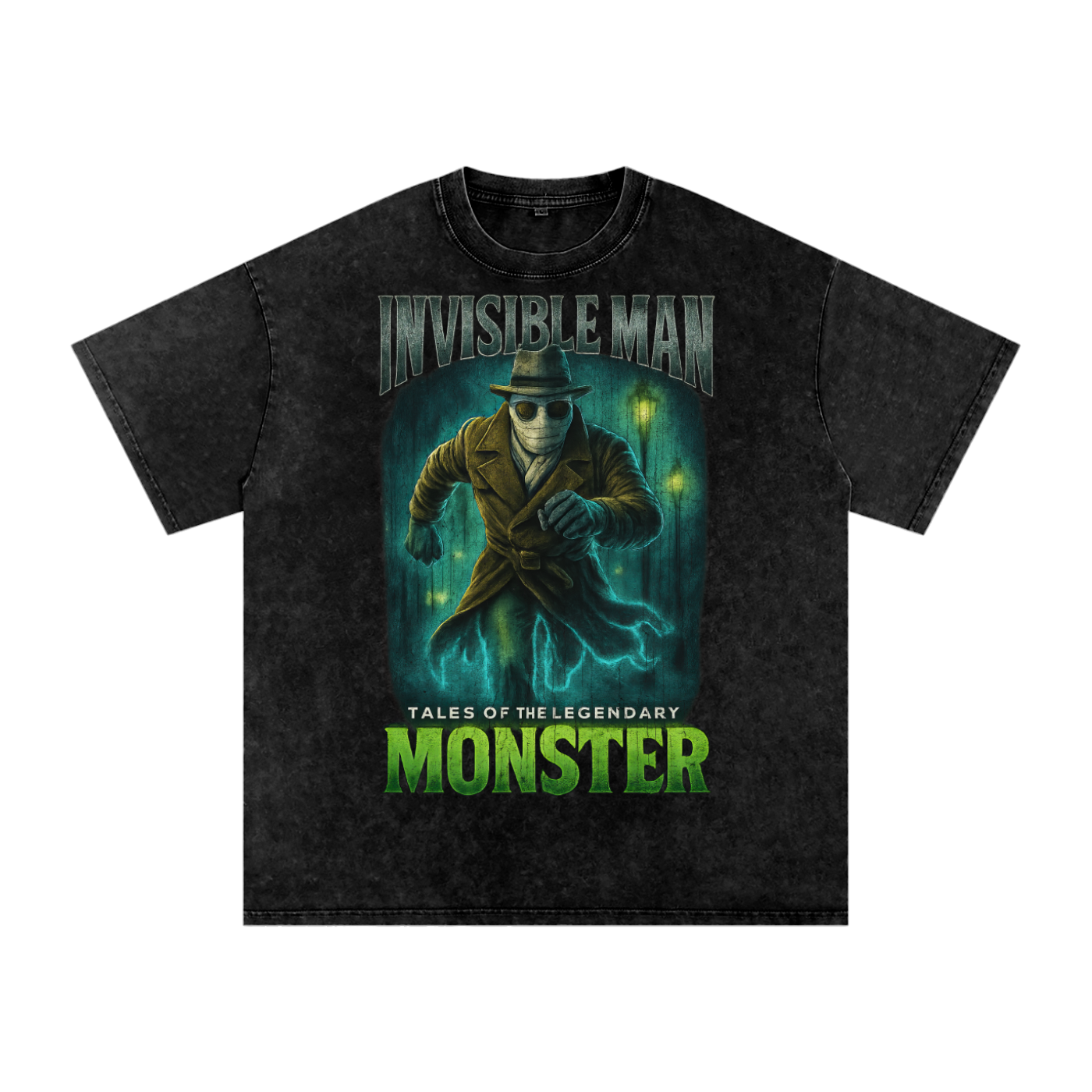 Invisible Man Vintage T-Shirt,90s Bootleg Horror Tee,Oversized Retro Streetwear,Street Styles,Halloween,Street Gear