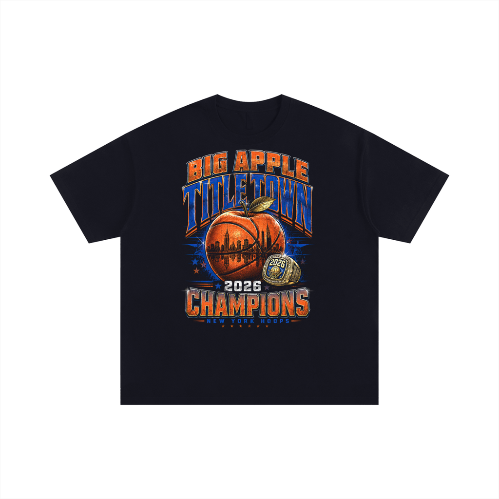 Big Apple Titletown 2026 Champions - Unisex Oversized Cotton T-Shirt