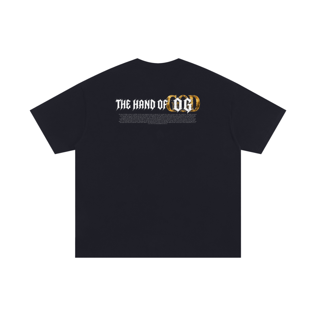 Hand of OG Heavenly Anime Art  Unisex Oversized Cotton T-Shirt