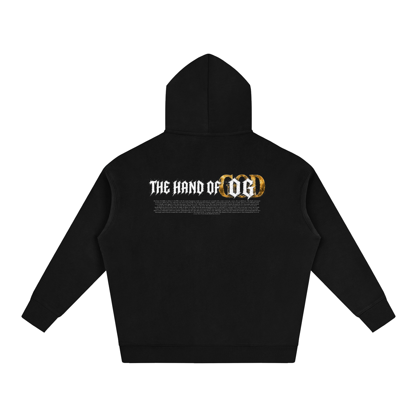 Hand of OG Heavenly Anime Art Oversize Fleeced Hoodie