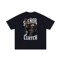Señor Clutch New York Basketball Unisex Oversized Cotton T-Shirt
