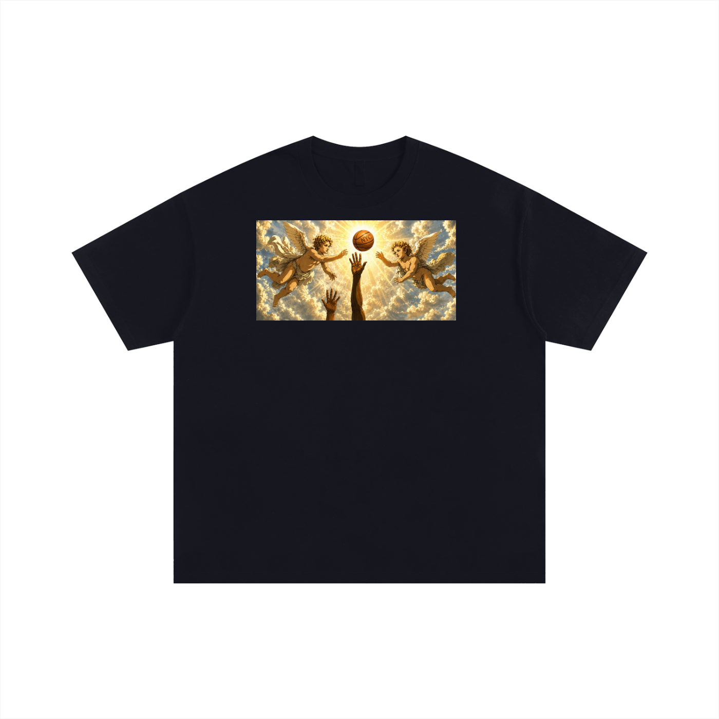 Hand of OG Heavenly Anime Art  Unisex Oversized Cotton T-Shirt