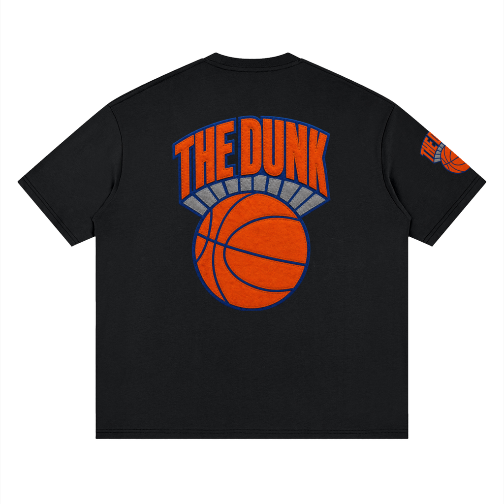 The Dunk Vintage NYC Basketball Puppet Art Tee - Streetwear Loose Drop Shoulder T-Shirt