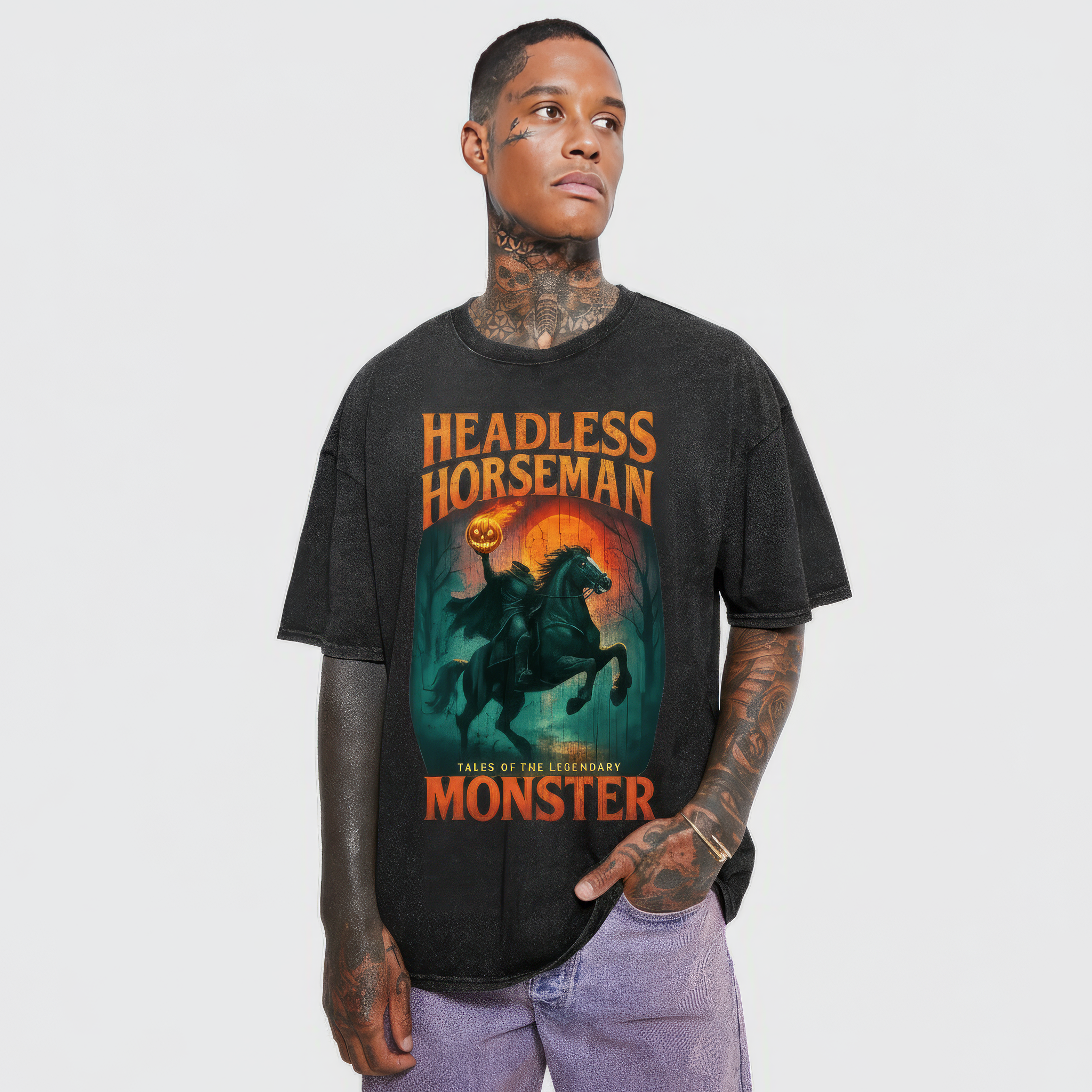 Bats 90s Bootleg Vintage Oversized T-Shirt – Night Horror Streetwear