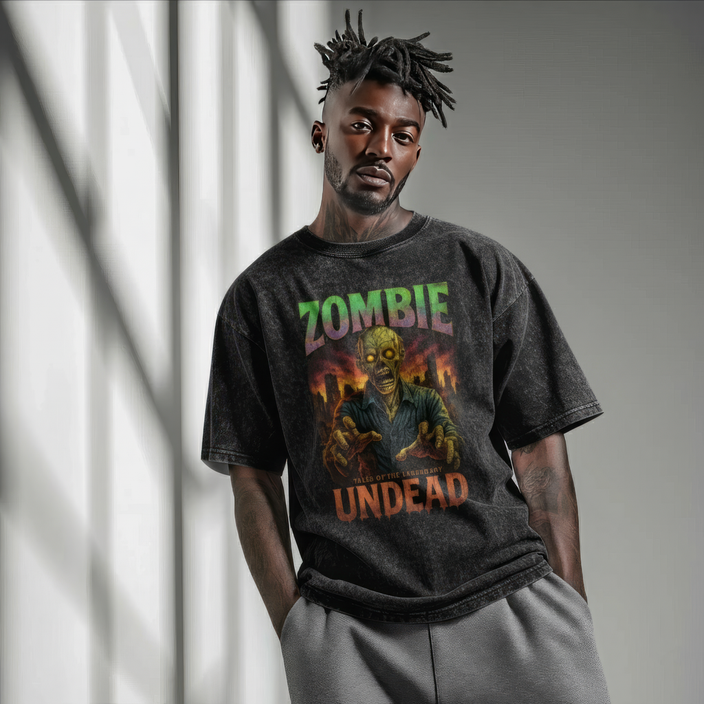 Werewolf 90s Bootleg Vintage Oversized T-Shirt – Moonlit Horror Streetwear