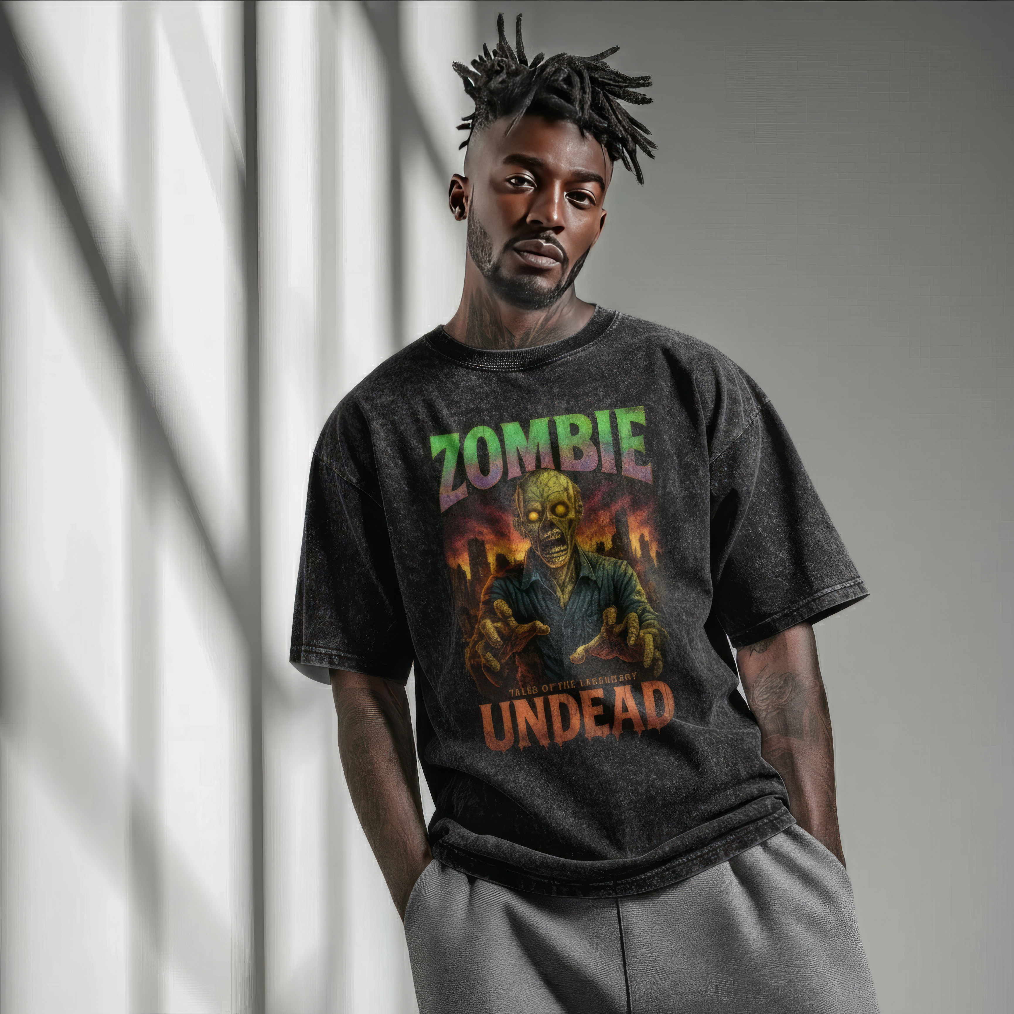 Creepy Doll 90s Bootleg Vintage Oversized T-Shirt – Cursed Horror Streetwear