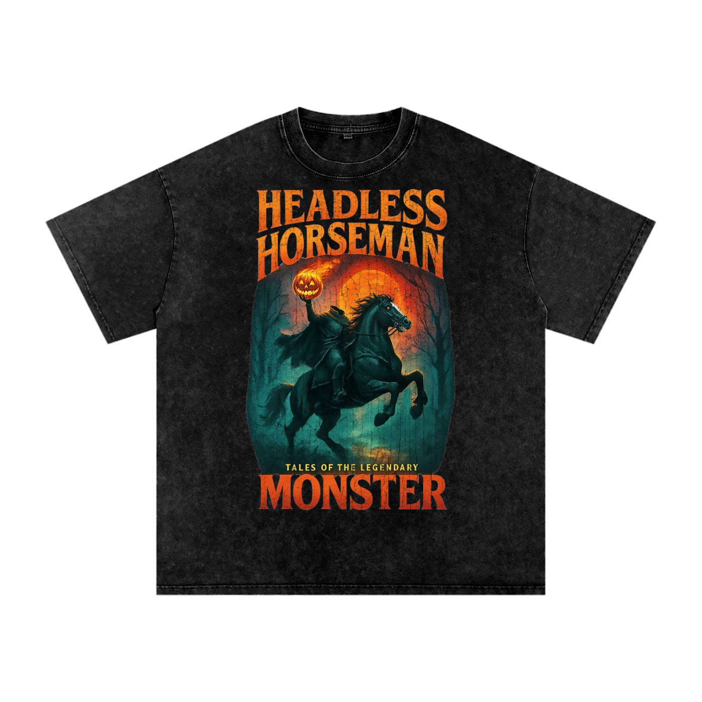 Headless Horseman Vintage Tee,90s Bootleg Halloween Tee,Oversized Horror Streetwear,Street Styles,Halloween,Street Gear