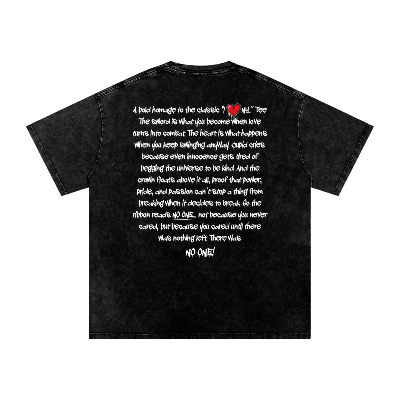valentines dark graphic tee,anti valentines shirt,gothic valentine streetwear,renaissance art shirt,crying cupid graphic,heartbreak streetwear,distressed graffiti tee,washed black oversized tee,dark romance apparel,holiday dope fresh year round