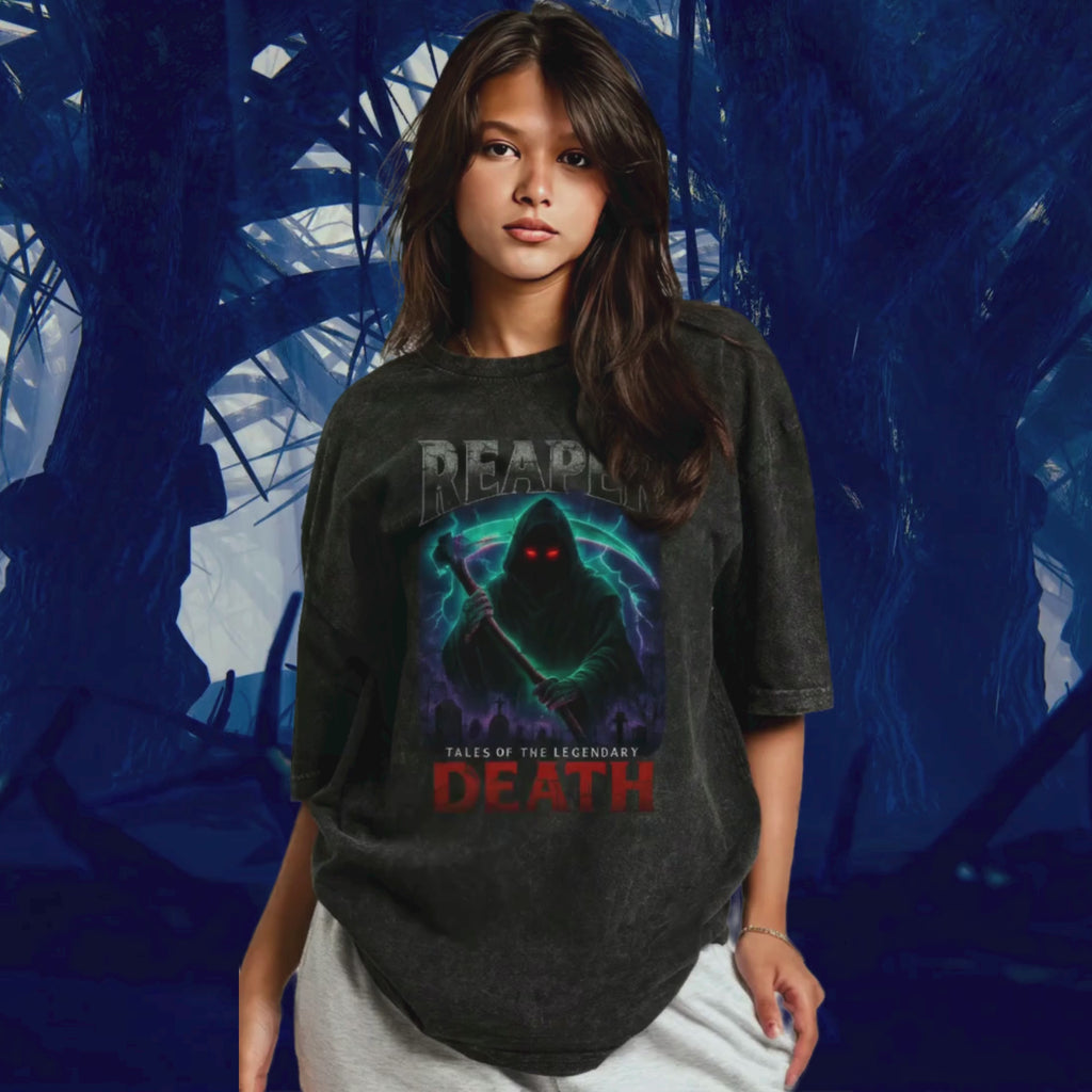 Werewolf 90s Bootleg Vintage Oversized T-Shirt – Moonlit Horror Streetwear
