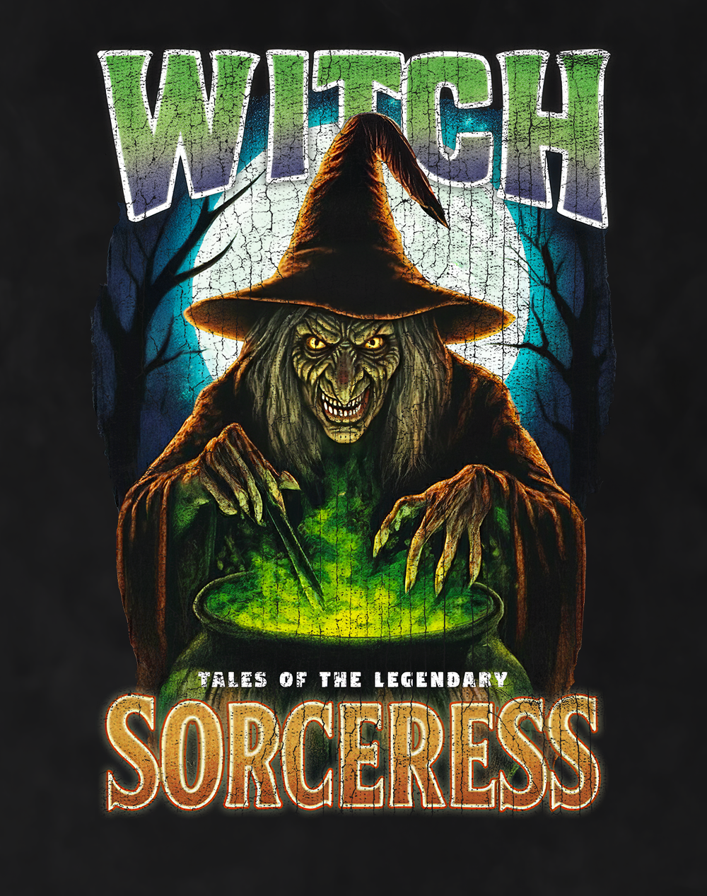 Witch 90s Bootleg Vintage Oversized T-Shirt – Spellbound Streetwear